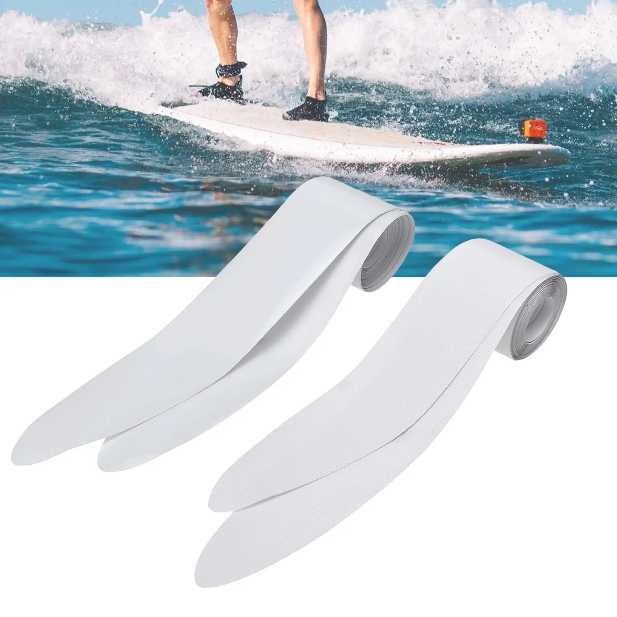 Surf board Rail Protector Honeycomb Anti-Rutsch-Stand Up Paddle Board Rail Saver SUP Transparentes Schutzs chien enband