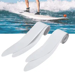 Protetor de trilho de prancha de surf, placa de remo antiderrapante e protetora transparente para trilho de proteção