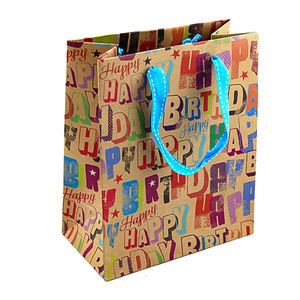 Bolsa de Regalo de Papel Kraft con Logotipo Personalizado, Ecológica, Reciclable, Reutilizable, con Recubrimiento UV de Alta Calidad, Impresión OEM de Fábrica - Product Image 2