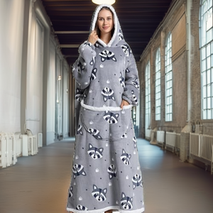 Oferta Especial: Traje de 3 Piezas Color Marrón con Estampado de Dibujos Animados, Manga Farol, Cierre de Botón, Nailon/Algodón - Product Image 2