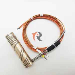 Özelleştirilmiş bahar sıcak koşucu bobinli ısıtıcı ile termokupl J/K