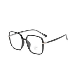 2023新品TR90アンチブルーライト挿入眼鏡フレーム黒長方形プラノ近視メガネおしゃれなスタイル - Product Image 2