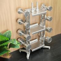 Daqijiang DQ228 Autre support de rangement réglable pour haltères, organisateur multifonctionnel de poids pour salle de sport à domicile