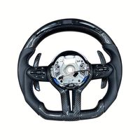 Volant sport en cuir et carbone forgé pour M2/M5/X3/X5/M3/4 Series F Series