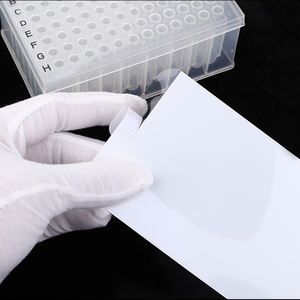 Película de Sellado para Placas de PCR de Primera Calidad, Consumibles de Laboratorio, Microplacas de 96 Pocillos, Fondo Cónico Transparente de PP, Capacidad de 0.2 ml - Product Image 1