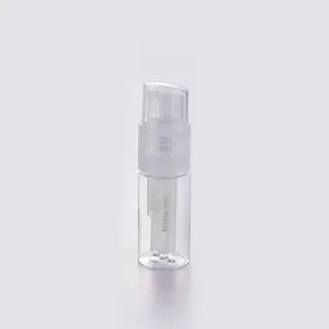 60ml 80ml 120ml Clear Color Powder Sprayer Empty Plastic Talcum Dry Powder Spray Bottle With Pump Sprayer