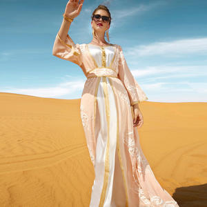 Абаи Дубай кафтан турецкое женское мусульманское платье исламский арабский халат - Product Image 5