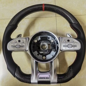 Cubierta de Cuero y Fibra de Carbono para Palancas de Cambio de Volante para Mercedes C200, CLS, Clase S, Clase A/C/E, GLA/GLC/GLB/GLE - Ergonómica - Product Image 2