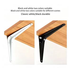 Soporte de Montaje Universal en Forma de L para Estantes Metálicos, Soporte de Esquina de 90 Grados para Muebles y Gabinetes - Product Image 2
