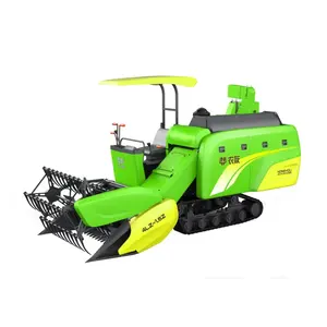 Mini combine harvester for rice wheat soybeans corn 25HP
