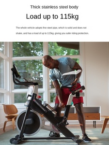 Cyclette da <span class=keywords><strong>Casa</strong></span> Aggiornamento Intelligente Attrezzatura Fitness <span class=keywords><strong>per</strong></span> <span class=keywords><strong>Palestra</strong></span> Bicicletta da Spinning con Materiale <span class=keywords><strong>in</strong></span> Acciaio - Product Image 4