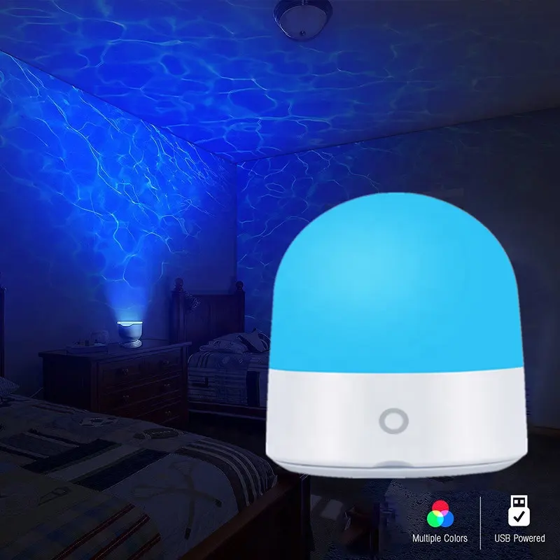 Colorido bebé vivero lámpara escritorio lámpara Luna luz de la noche luz LED 3D de la lámpara de la vela para dormitorio novedad luces