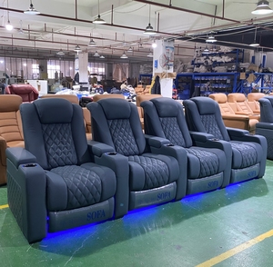 Asientos de <span class=keywords><strong>cine</strong></span> negro sofá reclinable muebles de teatro VIP 5 plazas <span class=keywords><strong>Cine</strong></span> <span class=keywords><strong>en</strong></span> <span class=keywords><strong>Casa</strong></span> sofá funcional - Product Image 5