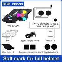 Casque de moto en gros Y70 Bt5.3 Réponse automatique Étanche Qualité sonore claire Casque de moto parlant