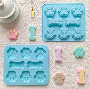Moules à gâteaux en Silicone empreinte <span class=keywords><strong>de</strong></span> chien, <span class=keywords><strong>emporte</strong></span>-pièce Fondant 3D DIY <span class=keywords><strong>patte</strong></span> <span class=keywords><strong>de</strong></span> <span class=keywords><strong>chat</strong></span>, moules à gâteaux en Silicone, accessoires <span class=keywords><strong>de</strong></span> cuisson - Product Image 5