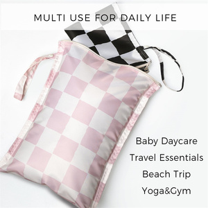Sac de voyage réutilisable pour vêtements mouillés, sac étanche pour maillots de bain, gym, couches de bébé, sac de rangement anti-fuite pour voyage - Product Image 6