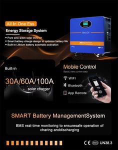Estación de Energía Solar Portátil SNADI de 5Kwh, Batería de Litio de 51.2v 100A, Generador Solar Fuera de la Red para Sistemas de Energía Doméstica de 3kwh, 2kwh, 1kwh - Product Image 3