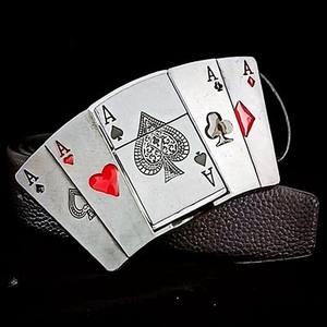 Ceinture pour homme de 4,0 cm, design original, légère, tendance jeune et étudiant, style boîte de nuit, créative, avec boucle en alliage - Product Image 4