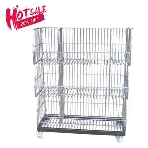 Floor Standing Display Unit Portable Metal Buffet Snack Grocery stores retail stores supermarkets Rack Mesh Display Stand