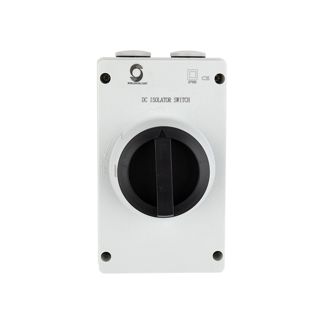 Worldsunlight Solar Power Outdoor IP66 1000VDC 1500VDC 32A 63A 80A 100A Isolating Disconnect PV DC Disconnected Isolator Switch