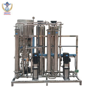 Purificateur d'eau RO avec pompe PLC, élimine le fluorure, les ions calcium-magnésium, équipement de traitement d'eau personnalisé, filtre à eau 1000L/heure - Product Image 1