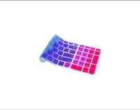 2019 nieuwe stijl stofdicht en waterdicht toetsenbord protector voor HP, custom roze regenboog afdrukken toetsenbord cover