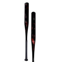 HYPE FIRE Batte de baseball en fibre de carbone composite à motif flamme brillant -3 BBCOR, design flamme de luxe, fabricant OEM