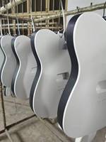 DISTRIBUTE 4 Strings Maple Neck Dark Wood Body Electric Guitar for Students Beginners Contact Us for Whole Photos