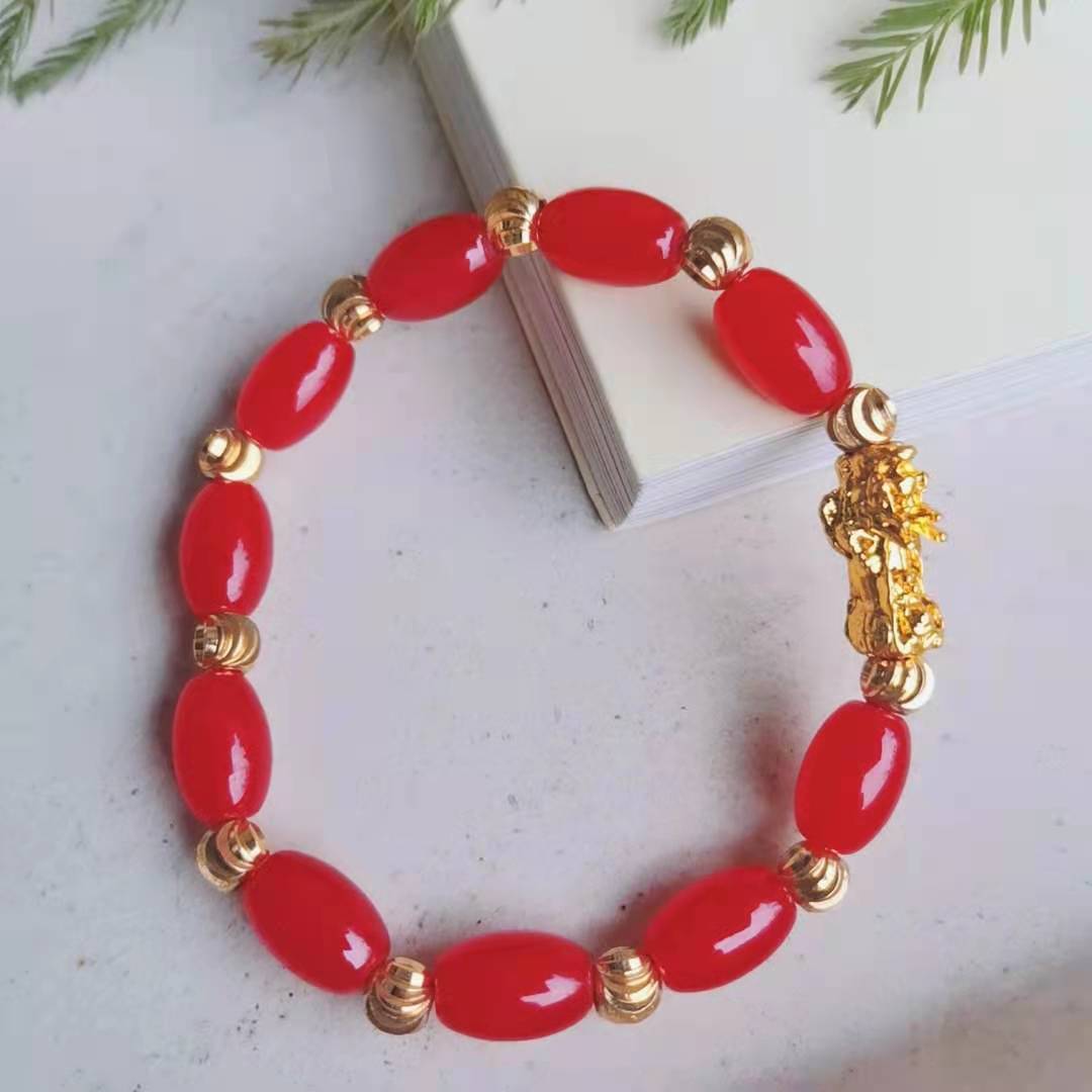 2 braccialetto rosso