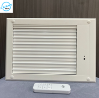 Grille d'aération motorisée à commande électrique, régulateur de flux d'air en aluminium pour CVC