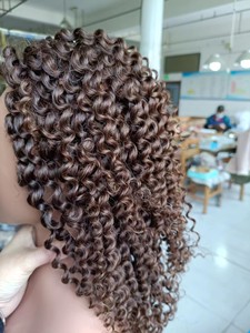 <span class=keywords><strong>Tête</strong></span> de Mannequin en cheveux humains crépus <span class=keywords><strong>Afro</strong></span>, coiffure de Salon, poupée de <span class=keywords><strong>tête</strong></span>, cheveux bouclés ondulés, entraînement, <span class=keywords><strong>tête</strong></span> d'entraînement - Product Image 4