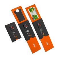 Brevet produit personnalisé imprimé noir vélo carte à jouer carte de crédit boîte d'emballage