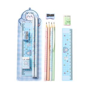 Bonito juego de papelería que incluye sacapuntas y lápiz <span class=keywords><strong>útiles</strong></span> <span class=keywords><strong>escolares</strong></span> y uso doméstico - Product Image 2