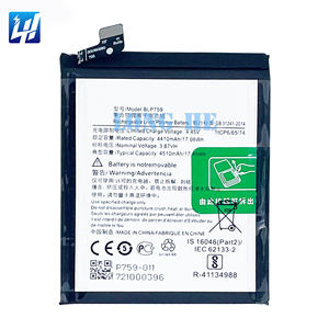 Baterai Lithium cell polymer BLP759 3.8V 4510mAh untuk OnePlus 8 Pro kapasitas nyata baterai dapat diganti - Product Image 1