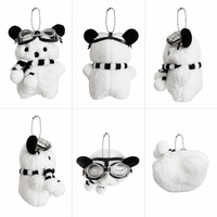 Porte-clés en peluche pour chien Zaves, populaire, écologique, doux, durable, de qualité supérieure, unisexe