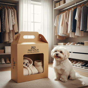 Caja <span class=keywords><strong>de</strong></span> Regalo Navideña <span class=keywords><strong>de</strong></span> Papel para Perros y Gatos, Empaque para Regalos Navideños, Caja <span class=keywords><strong>de</strong></span> Cartón Corrugado para Set <span class=keywords><strong>de</strong></span> Artículos para Mascotas Grandes - Product Image 4