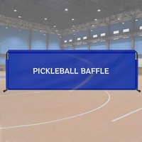 Barrera Profesional Portátil y Resistente de 16 mm con Núcleo de Panal para Mesa de Ping Pong y Pickleball, Personalizable, para Uso Deportivo Infantil