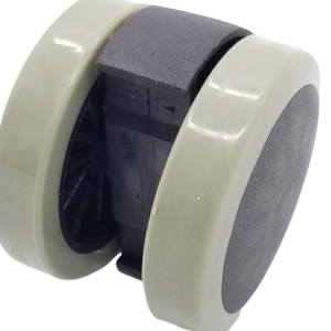 Atacado Durável Silenciosa 60 milímetros TPE Giratória Giratória Dupla Nylon <span class=keywords><strong>Caster</strong></span> Roda Para Cadeira - Product Image 3