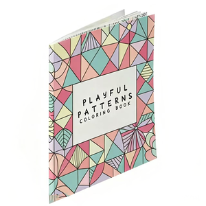 <span class=keywords><strong>Livre</strong></span> de coloriage personnalisé imprimé sur papier A4 à couverture souple pour adultes - Impression offset, bienfaits pour la santé mentale, impression à la demande - Product Image 1