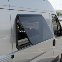 Ventanas para caravanas, autocaravanas y remolques de 500*300 mm con certificación E-mark/DOT, doble acristalamiento, aleación de aluminio, con mosquitera plisada.