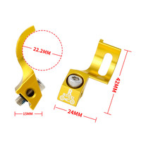 Leviers de frein et de changement de vitesse pour vélo MUQZI, adaptateur 2 en 1, pince de changement de vitesse 22,2 mm, compatible avec SRAM XX1/XX/X01/X0/X1/X9/X7