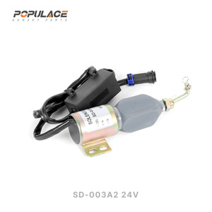 Válvula solenoide 37V78-56010-A 12V de corte de gas para motor Dongfeng Yuchai - Product Image 4