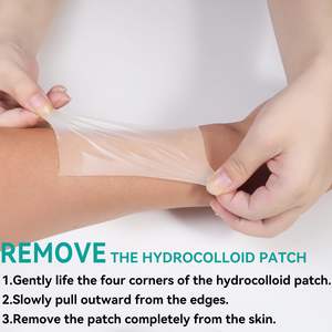 Parches de Hidrocoloide Autoadhesivos, Impermeables, Ultra Absorbentes y Flexibles, de Grado Médico, en Rollo, para Granos y Acné, Personalizables en Tamaño y Forma - Product Image 4