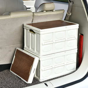 Clothing <b>Storage</b> <b>Box</b> White Rectangle Folding Outdoor <b>Camping</b> Organizer Car Trunk <b>Storage</b> <b>Box</b> - Product Image 4
