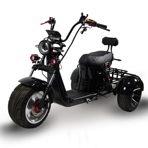 Scooter de golf eléctrico de 3 ruedas de 2000W Citycoco <span class=keywords><strong>con</strong></span> neumático grueso e integra <span class=keywords><strong>asiento</strong></span> <span class=keywords><strong>grande</strong></span> <span class=keywords><strong>con</strong></span> soporte de golf - Product Image 5