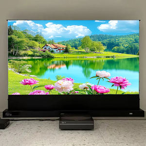 Écran de projection motorisé au sol de 120 pouces, <span class=keywords><strong>Fresnel</strong></span> ALR, écran à ultra courte focale pour projecteur UST Awol <span class=keywords><strong>Fengmi</strong></span> Hisense - Product Image 5