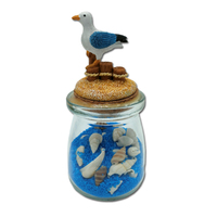 Bouteilles de sable décoratives personnalisées avec logo, cadeaux de plage, art du sable, coquillages en résine, souvenirs