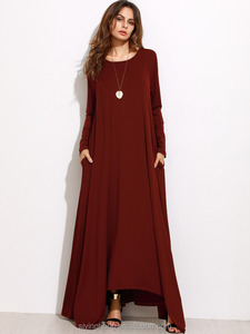 En gros <span class=keywords><strong>de</strong></span> haute qualité à fond poussant à manches longues Arabe musulman robe caftan abaya - Product Image 3