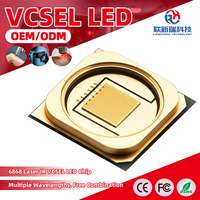 Chip LED Inframerah VCSEL Laser 8W Daya Tinggi 6868 808nm 940nm untuk Radar dan Kecantikan