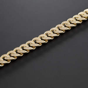 Elegant 925 Sterling Silver Cuban Link Bracelet With Lab Grown Moissanite Diamond Clean Style Jewelry - Product Image 4